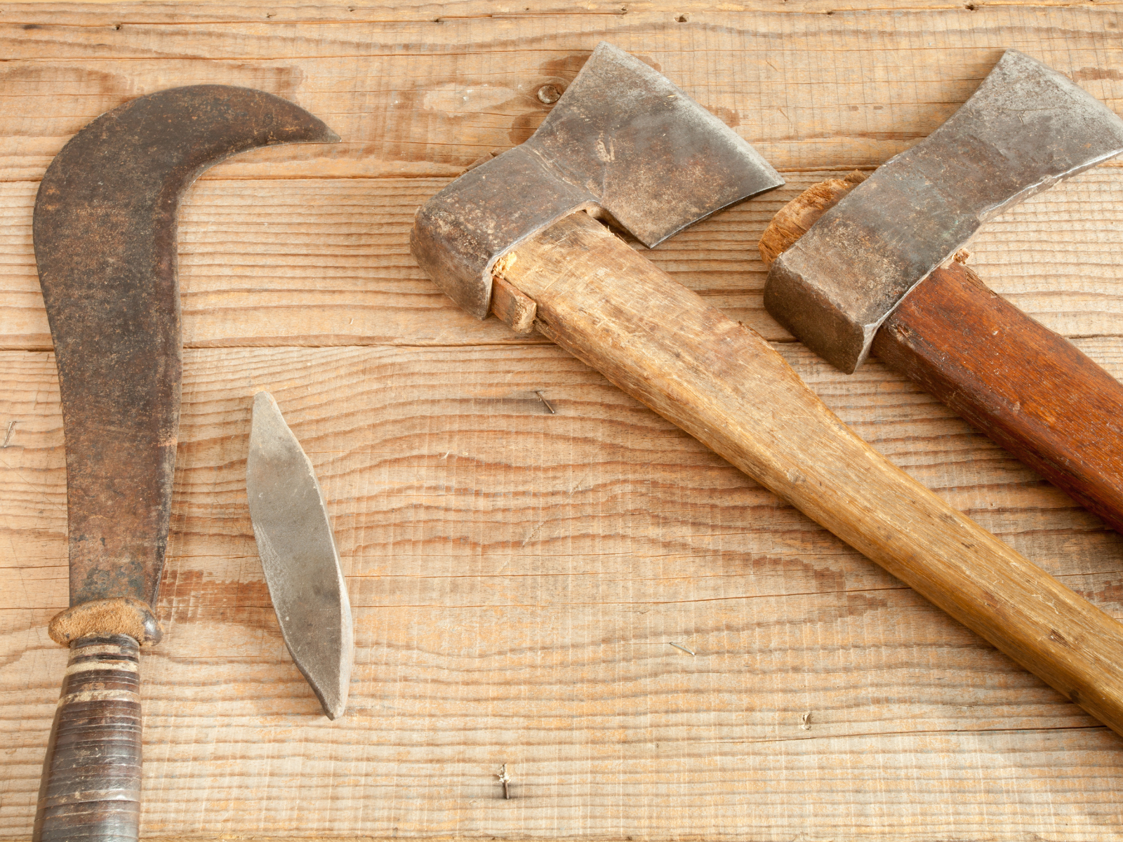 Traditional coppicing tools